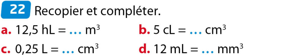 exercices
